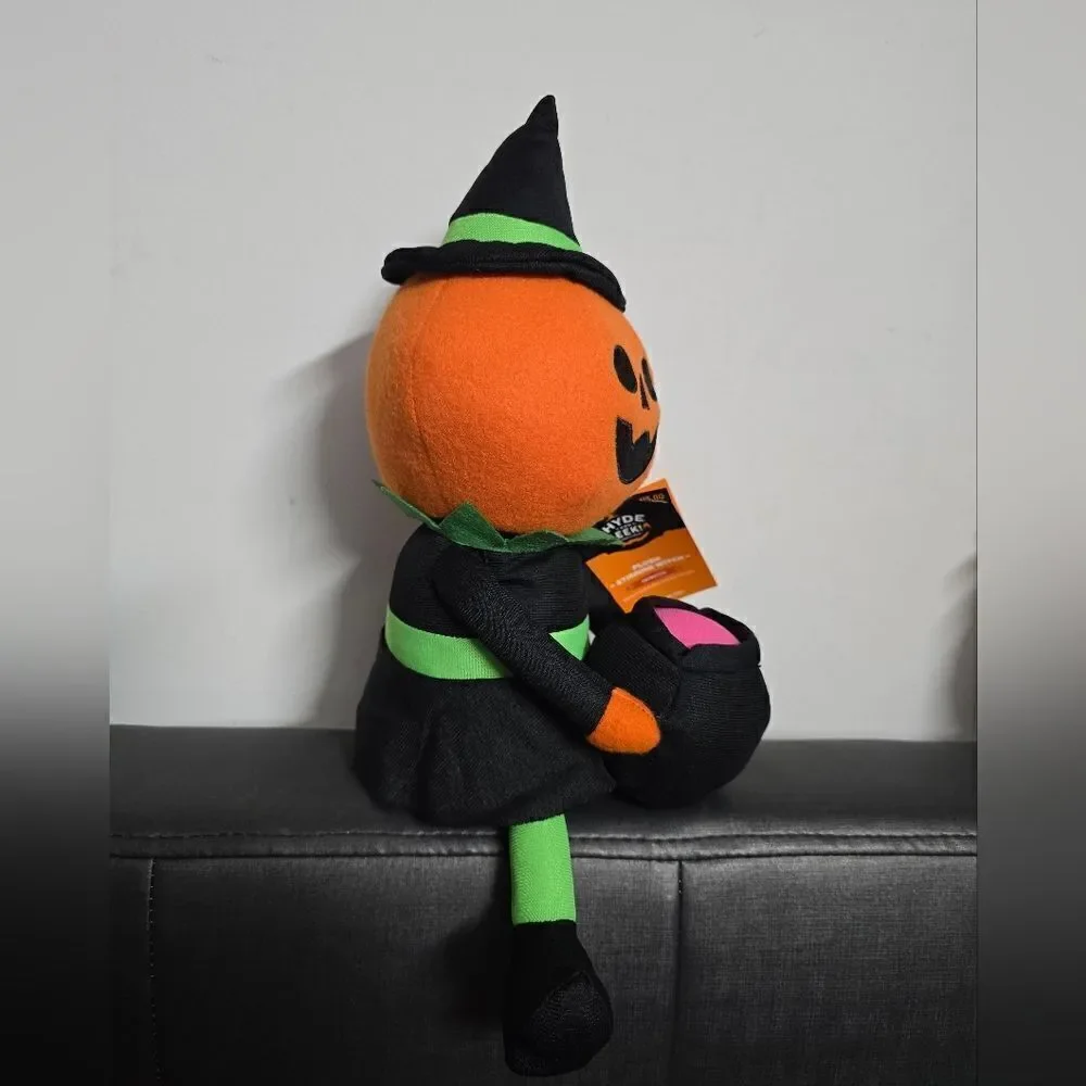 Hyde & Eek! Target Halloween Animated Stirring Pumpkin Witch Motion Plush NWT